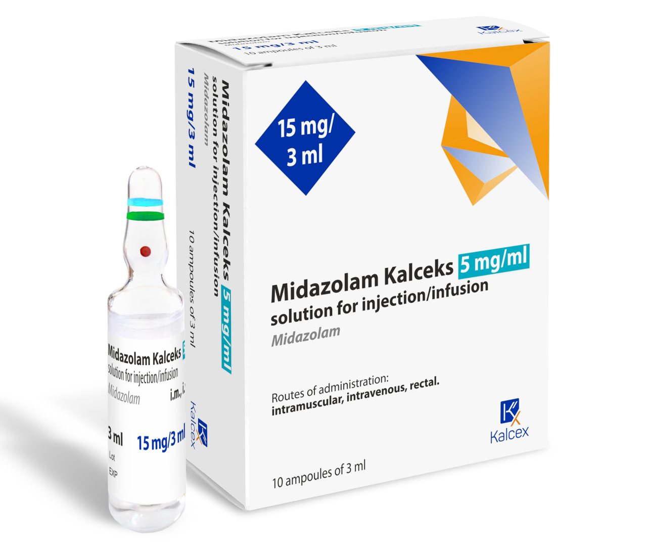 Eucogen | Midazolam Kalceks 15mg/ml Solution For Injection/infusion